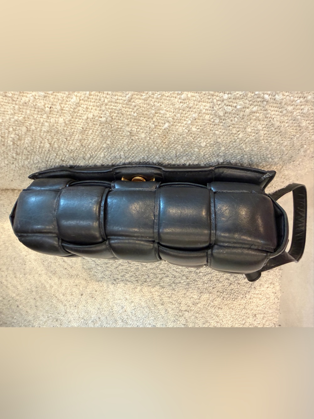 Bottega Veneta Cassette Crossbody Bag Black Leather - Picture 2 of 15
